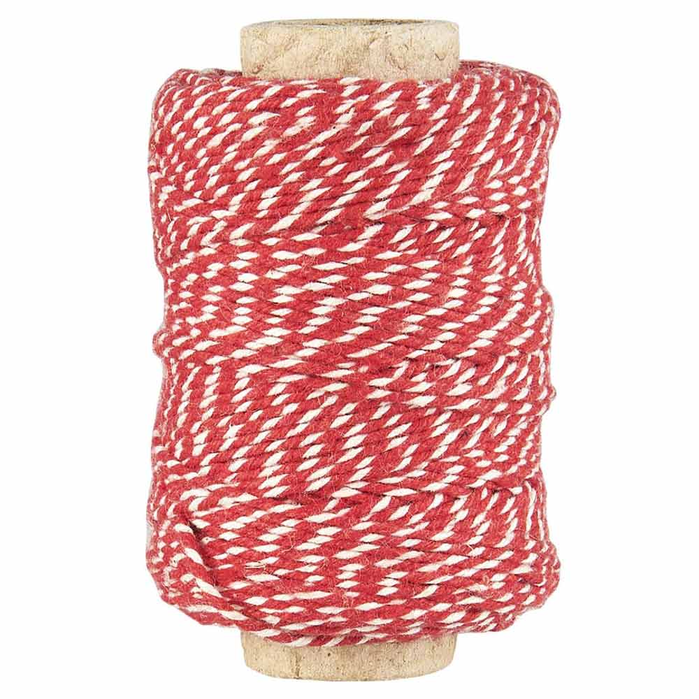 Ib Laursen - Garn rot-weiss 50 Meter