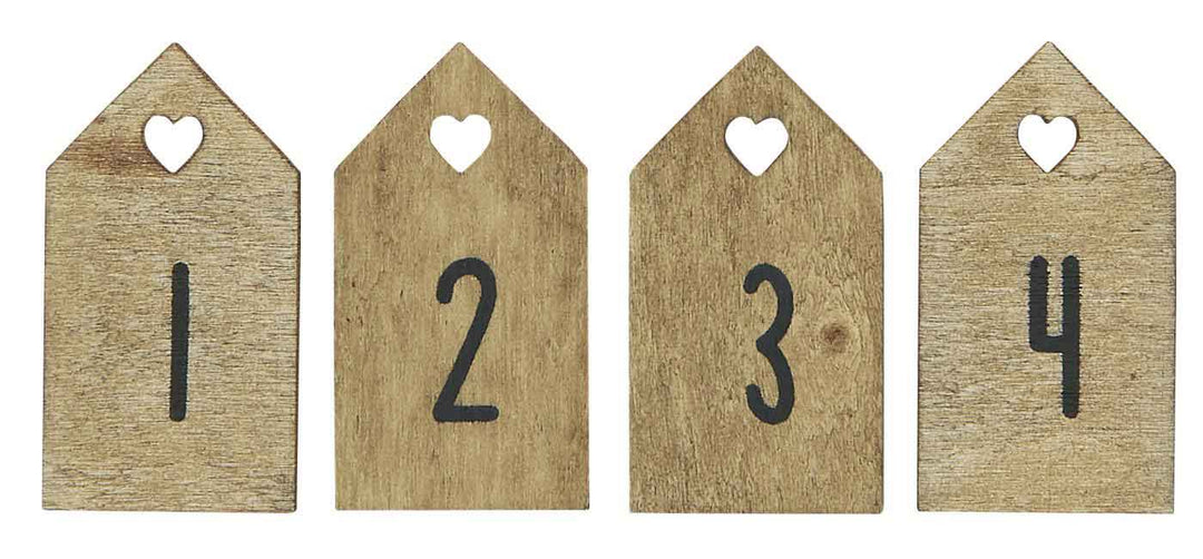 Ib Laursen - Geschenkanhänger 1-4 natur