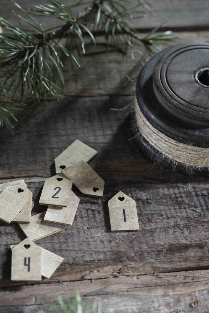 Ib Laursen - Geschenkanhänger 1-4 natur