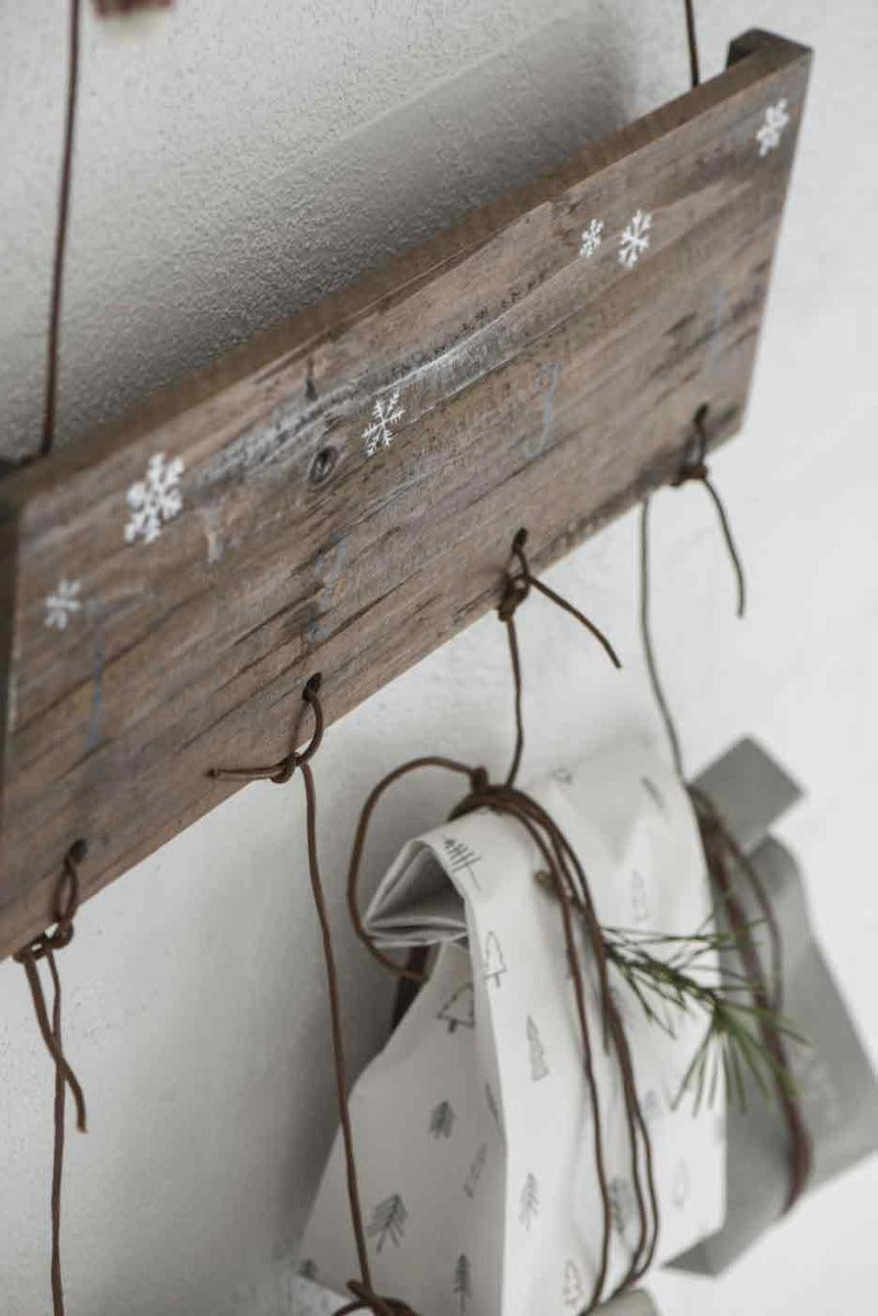 Ib Laursen - Holzschild Adventskalender 1-4