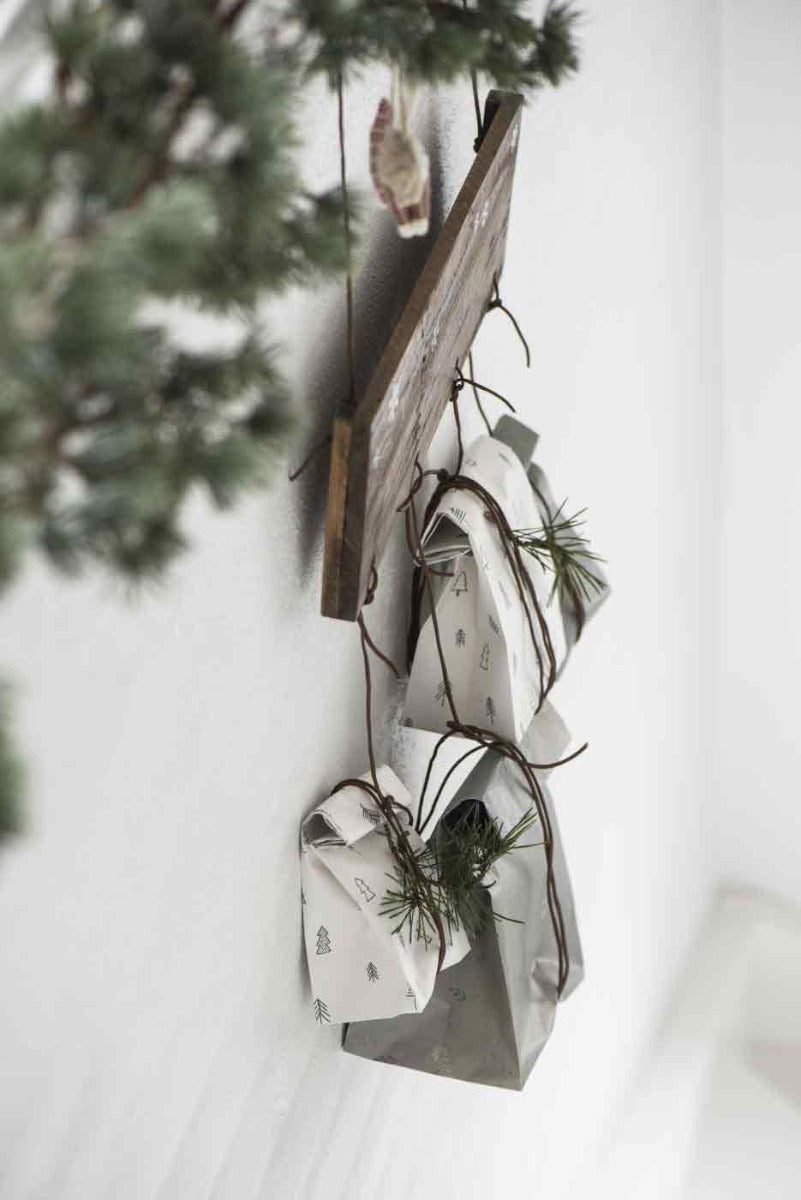 Ib Laursen - Holzschild Adventskalender 1-4