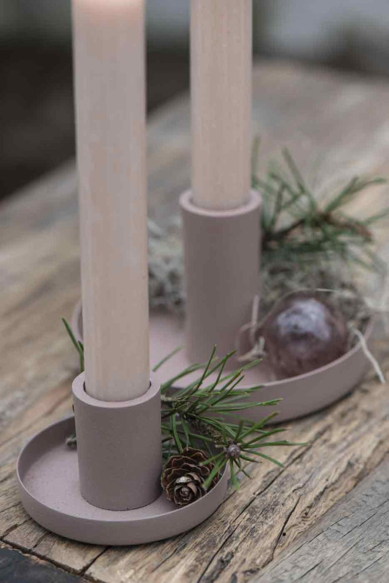Ib Laursen - Kerzenhalter für Stabkerze malva groß