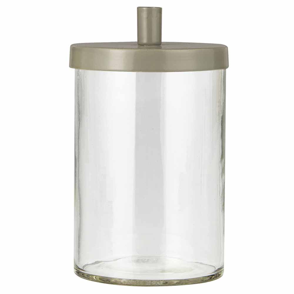 Ib Laursen - Kerzenhalter für Tannenbaumkerzen mit Metalldeckel beige