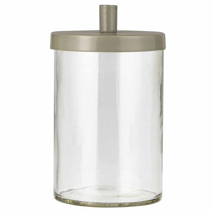 Ib Laursen - Kerzenhalter für Tannenbaumkerzen mit Metalldeckel beige