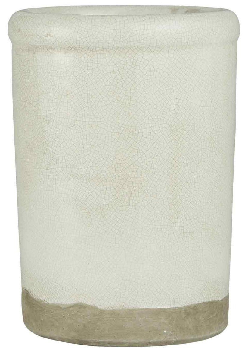 Ib Laursen - Krug für Küchenutensilien krakelierte Oberfläche White Style