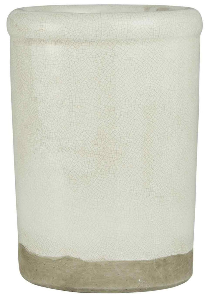 Ib Laursen - Krug für Küchenutensilien krakelierte Oberfläche White Style