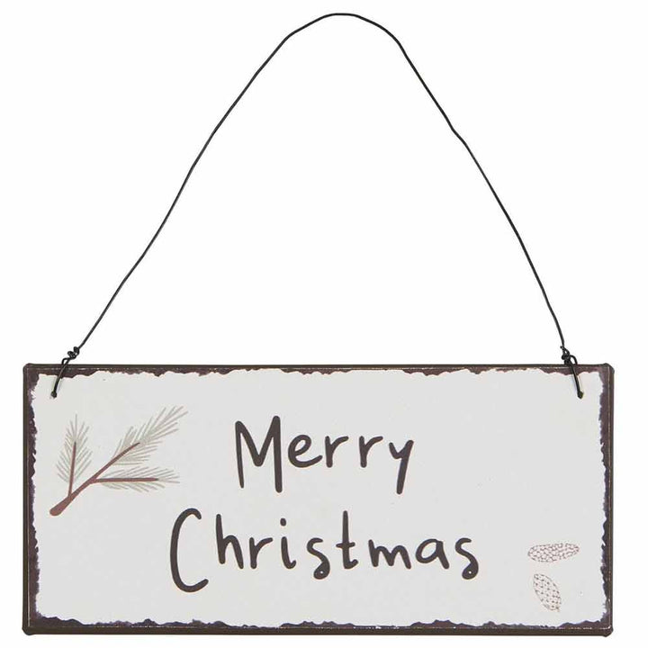Ib Laursen - Metallschild Merry Christmas