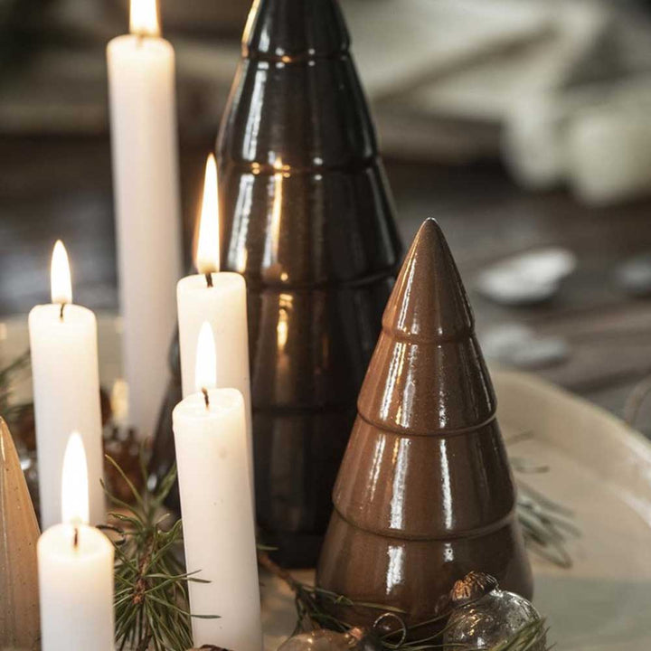 Ib Laursen - Tannenbaum stehend breite Rillen länglich schwarz