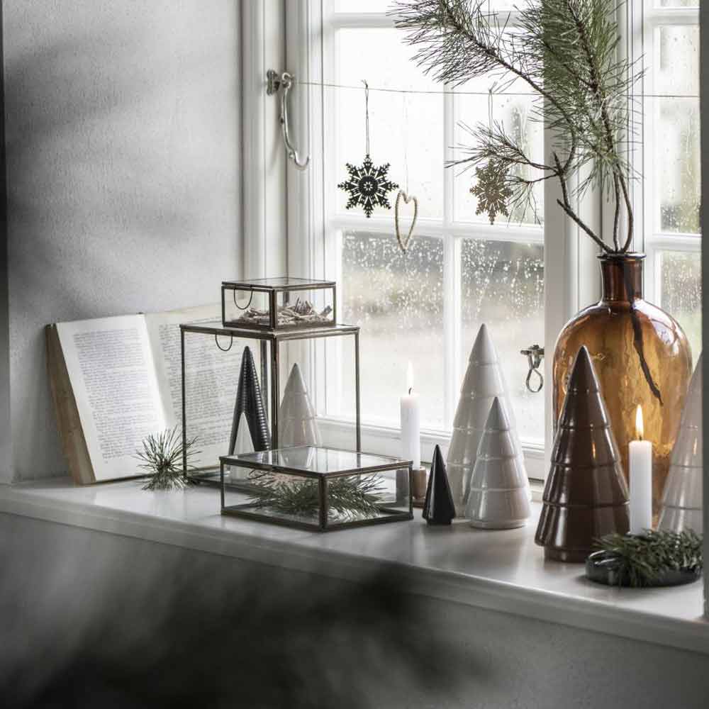 Ib Laursen - Tannenbaum stehend Rillen länglich schwarz