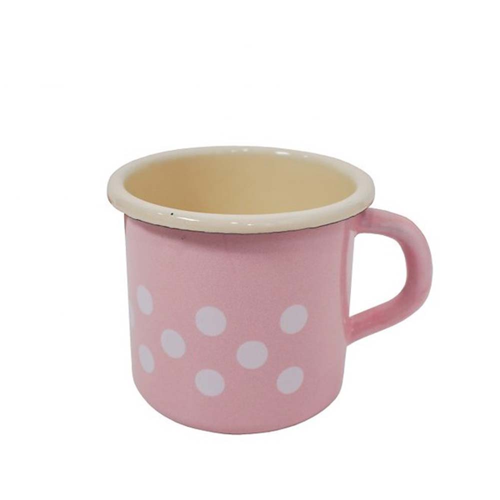 Isabelle Rose - Kaffeebecher Emaille mit Punkte