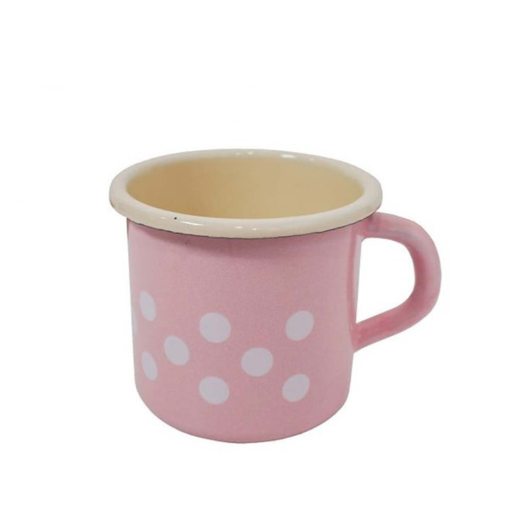Isabelle Rose - Kaffeebecher Emaille mit Punkte
