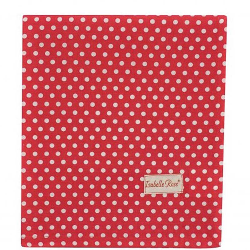 Isabelle Rose - Tischdecke mit Punkte 100 cm x 100 cm