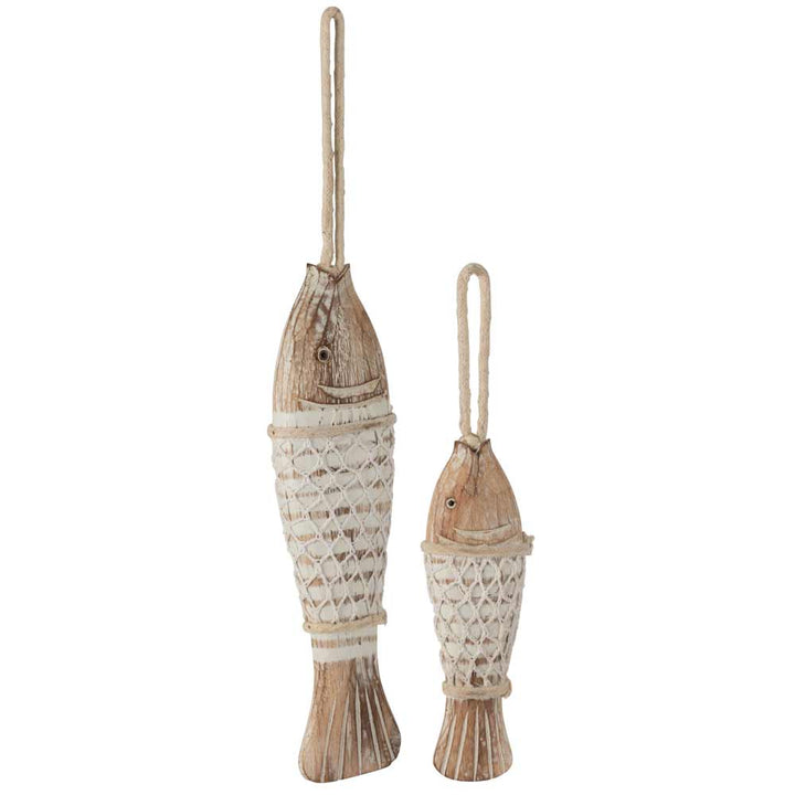 J-Line - Fische aus Holz Albasia 2er-Set