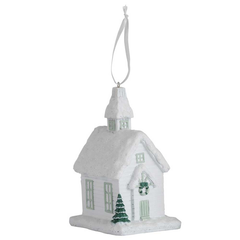 J-Line - Haus hängend White-Mint I Large