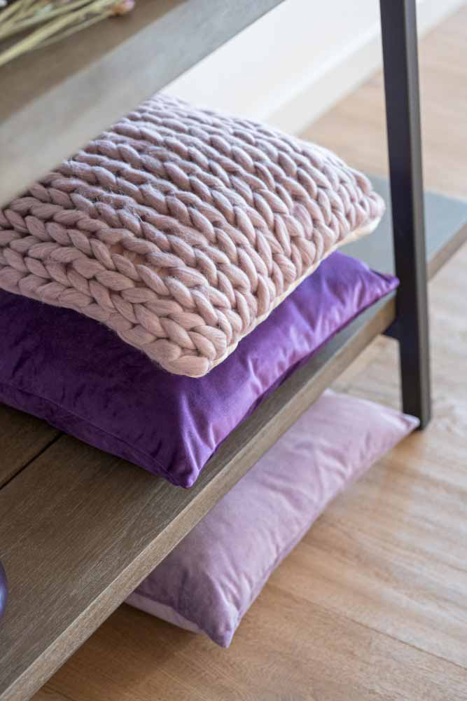 J-Line - Kissen gestrickt Malva