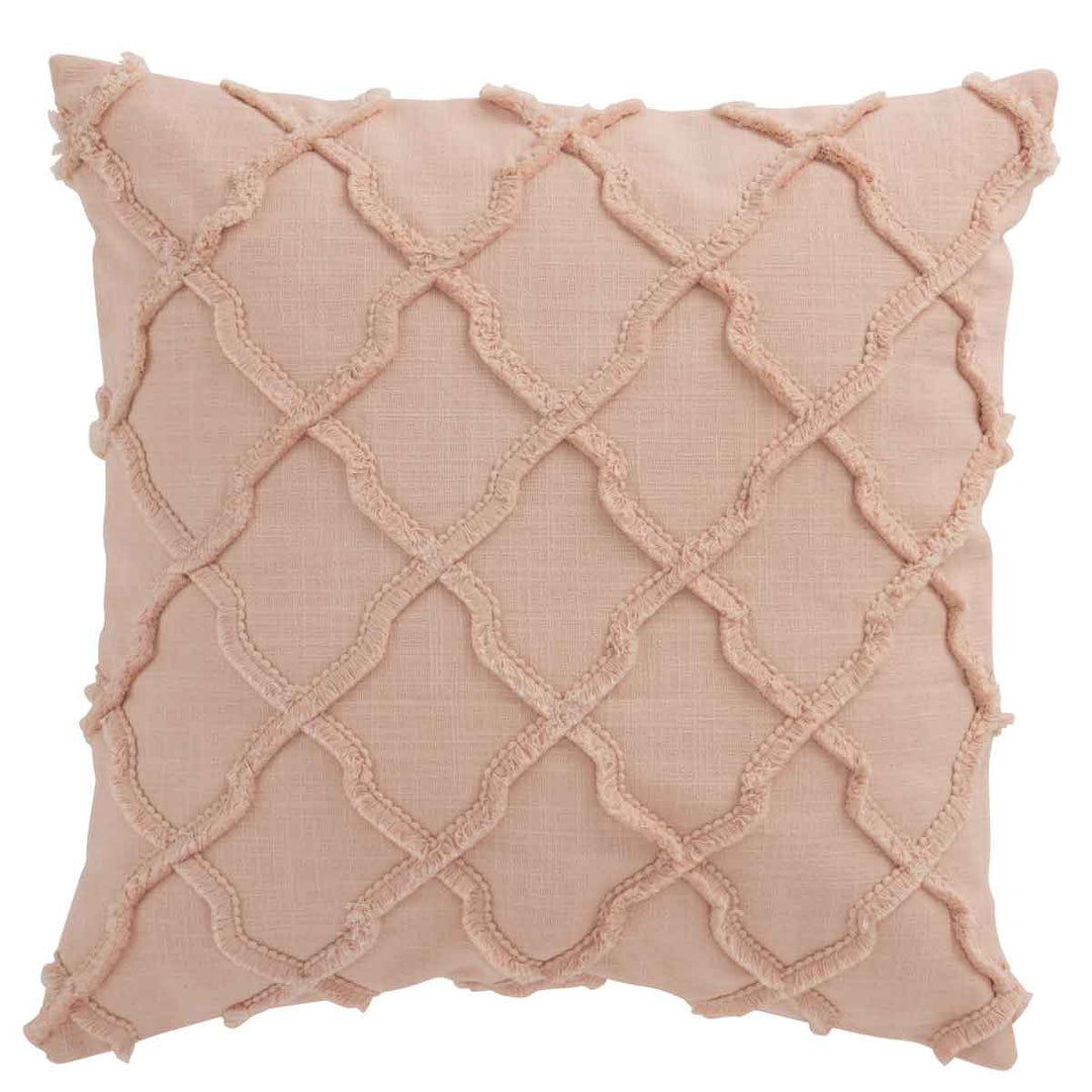 J-Line - Kissen Rauten Rosa