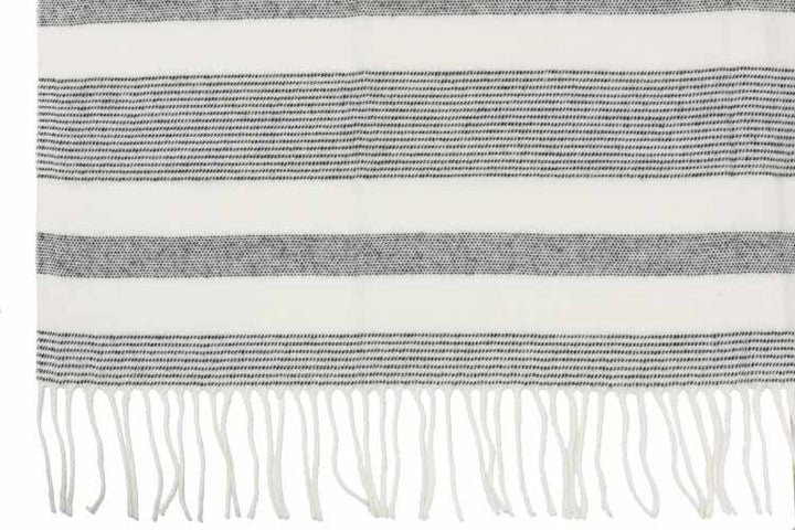 J-Line - Plaid Leinen gestreift