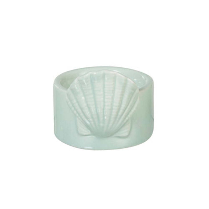 J-Line - Teelichthalter Muschel mint