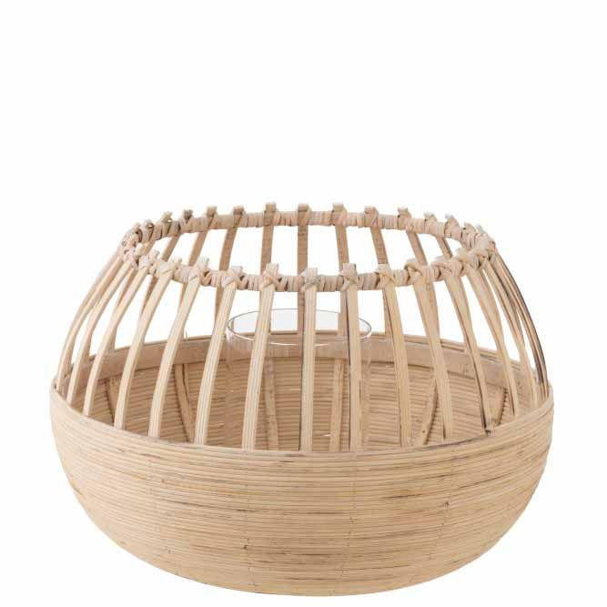 J-Line - Laterne Bambus Naturell Mega