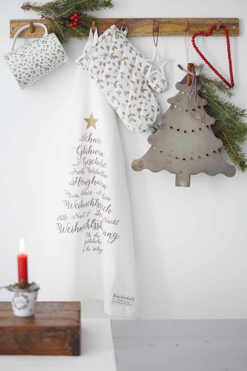 Krasilnikoff - Weihnachtsanhänger Tannenbaum Zink groß