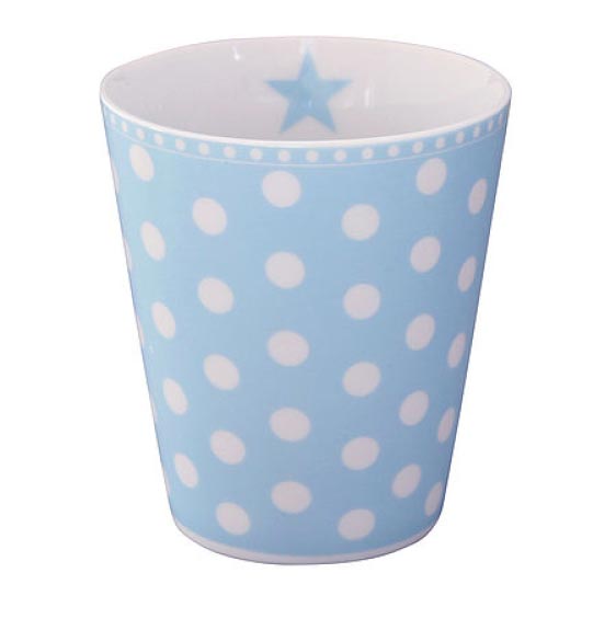 Krasilnikoff - Happy Mug Becher Blue Dot