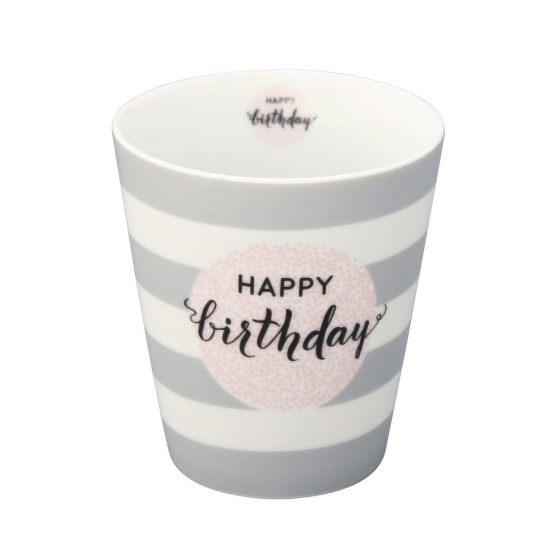 Krasilnikoff - Happy Mug Becher Happy Birthday