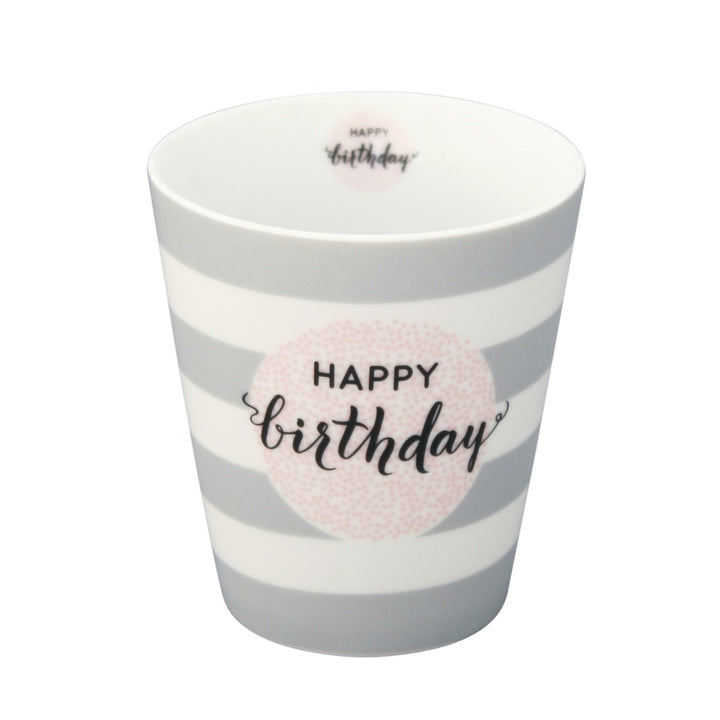 Krasilnikoff - Happy Mug Becher Happy Birthday