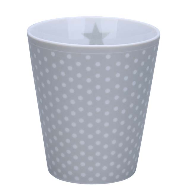 Krasilnikoff - Happy Mug Dots grey