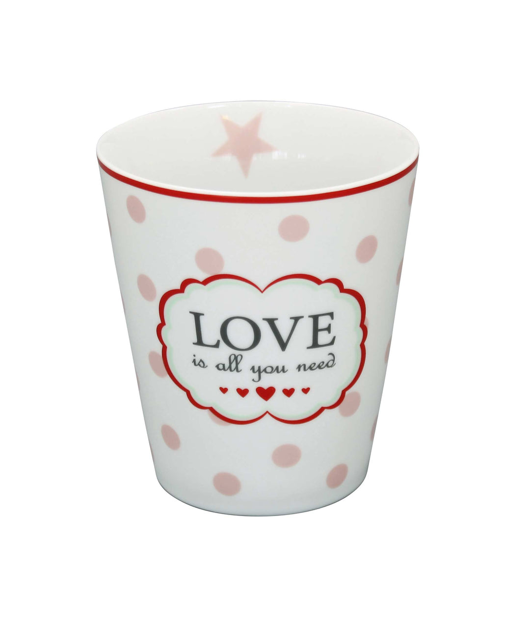 Krasilnikoff - Happy Mug Becher Love is all you need