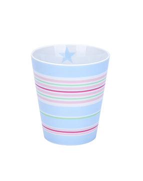 Krasilnikoff - Happy Mug Streifen Blau
