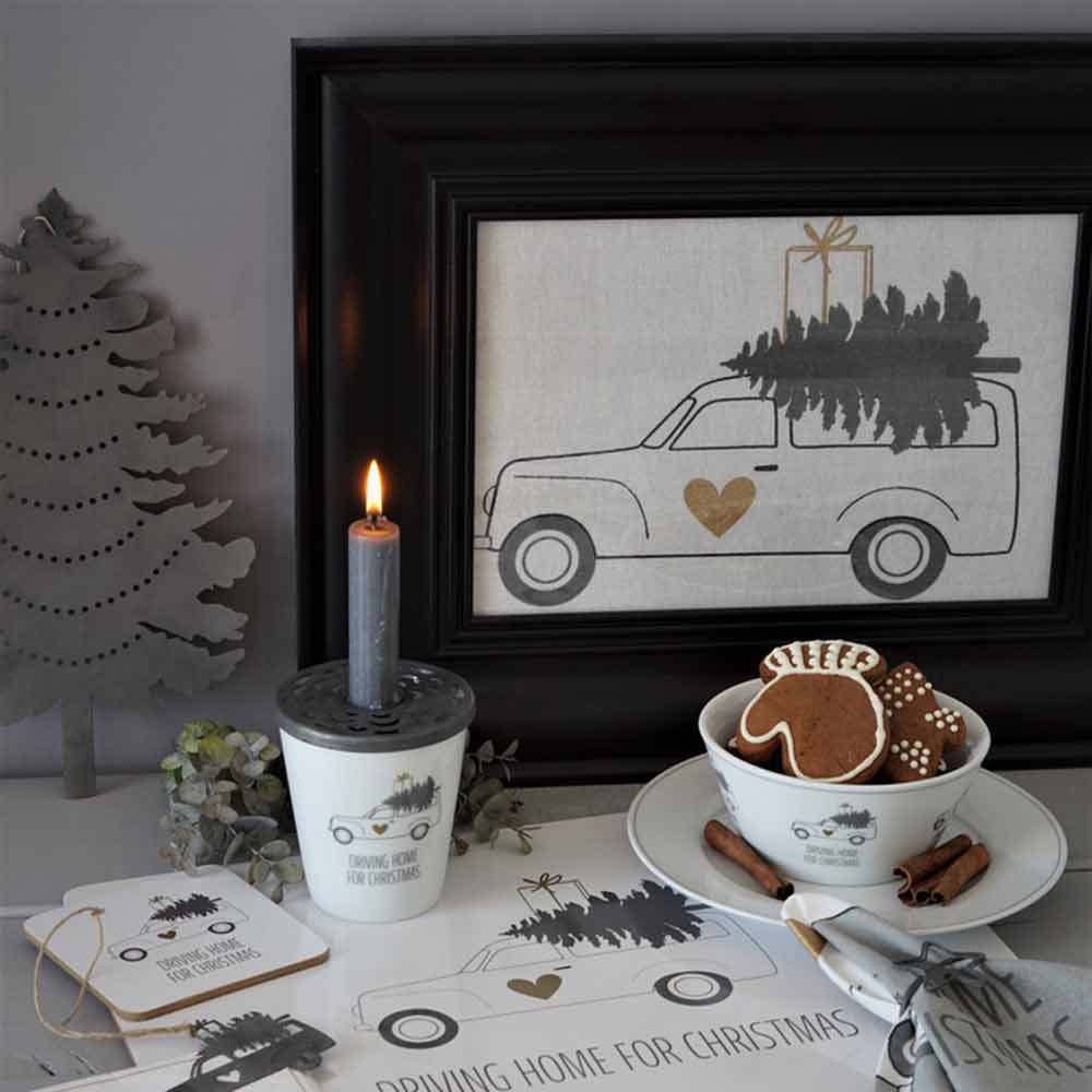 Krasilnikoff - Tischset Driving Home for Christmas
