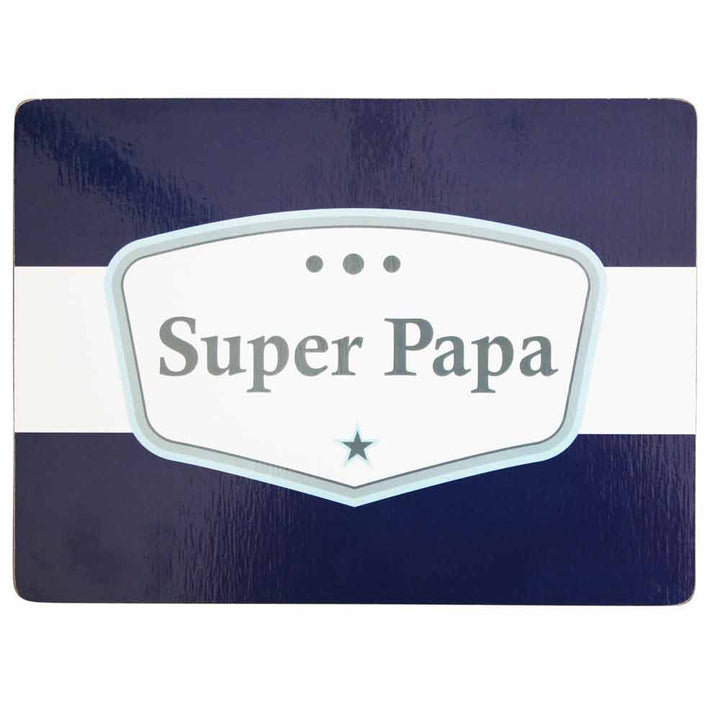 Krasilnikoff - Tischset Kork Super Papa