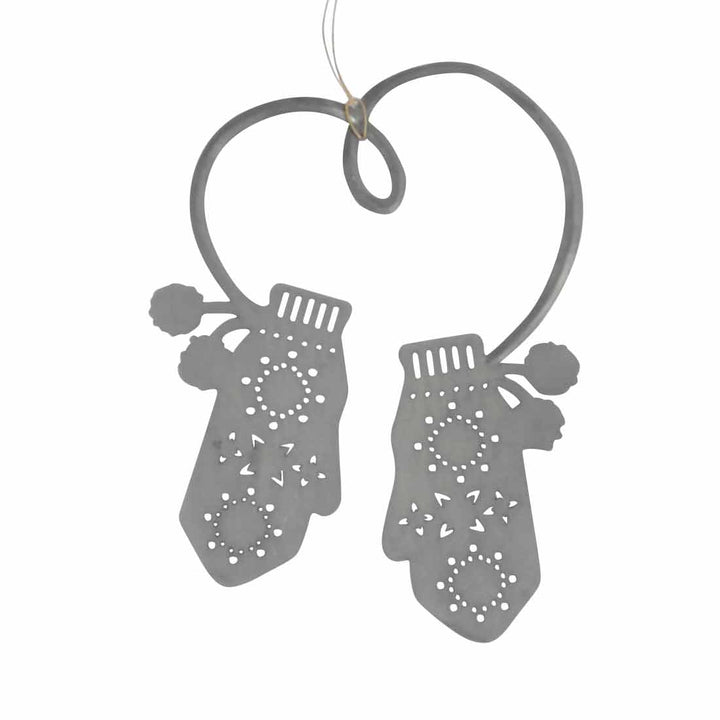 Krasilnikoff - Weihnachtsanhänger Handschuhe Zink groß