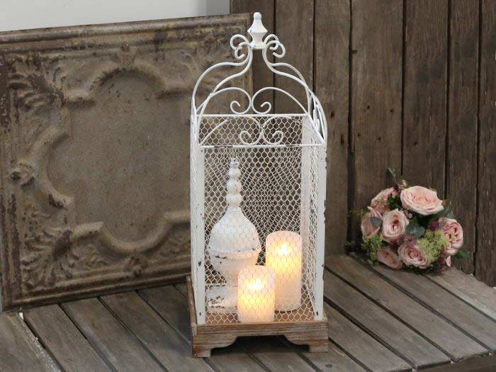 Chic Antique - Laterne fil de fer