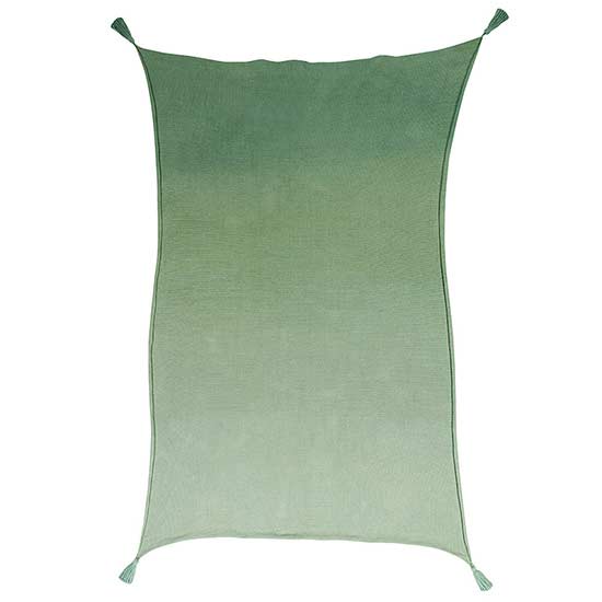 Lorena Canals - Strickdecke Ombré Grün
