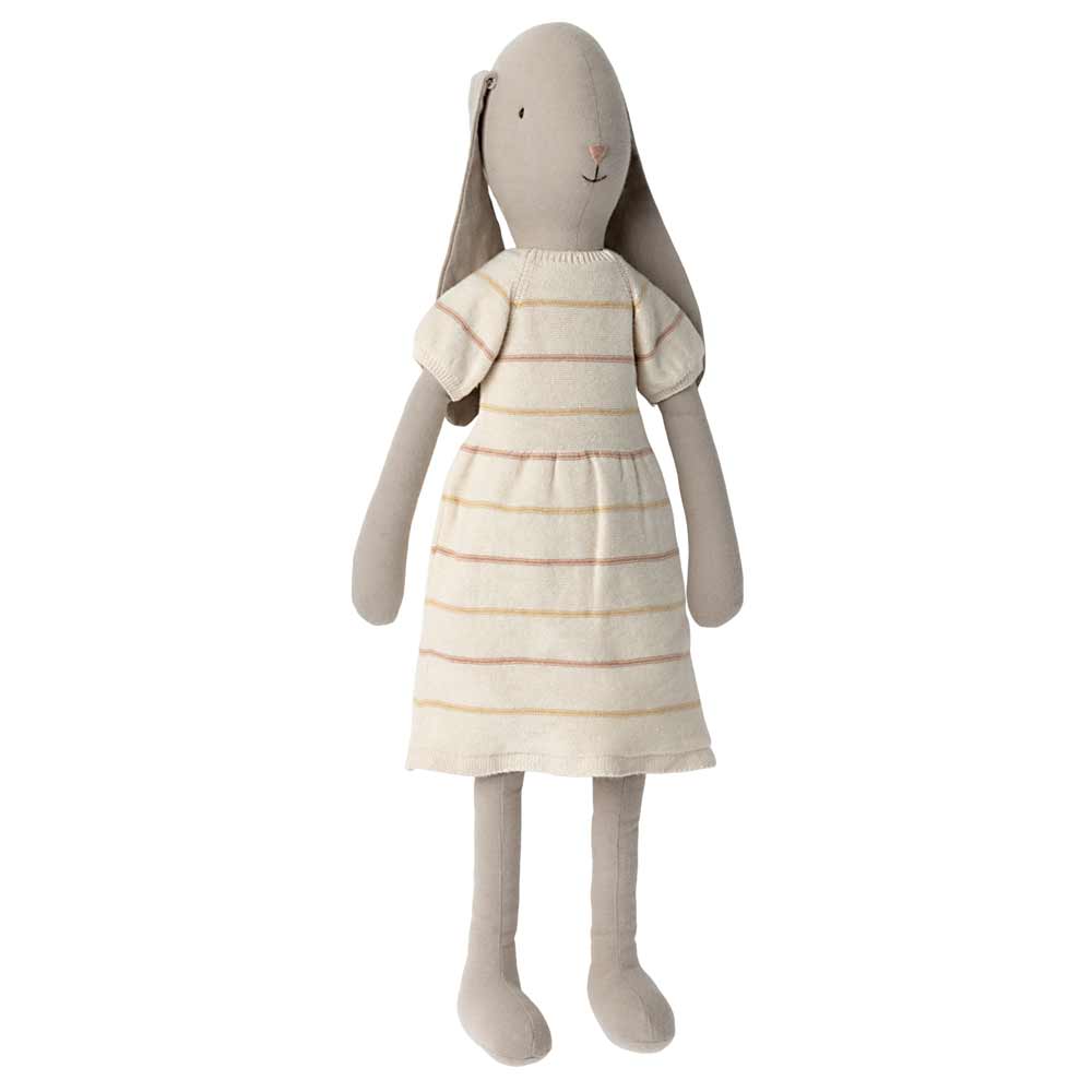 Maileg - Kleidung für Hase Bunny gestreiftes Kleid Größe 4