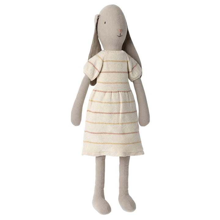 Maileg - Kleidung für Hase Bunny gestreiftes Kleid Größe 4