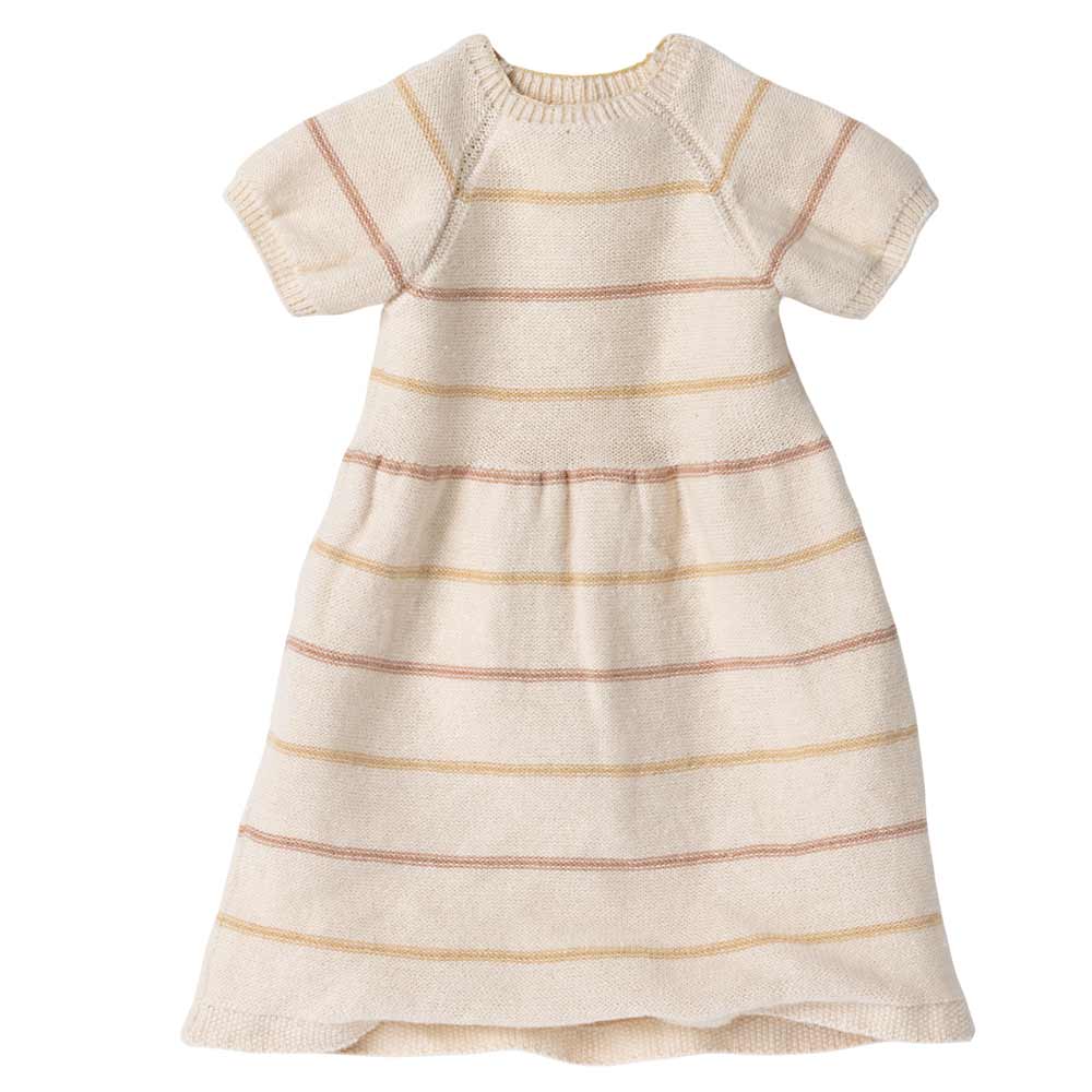 Maileg - Kleidung für Hase Bunny gestreiftes Kleid Größe 4