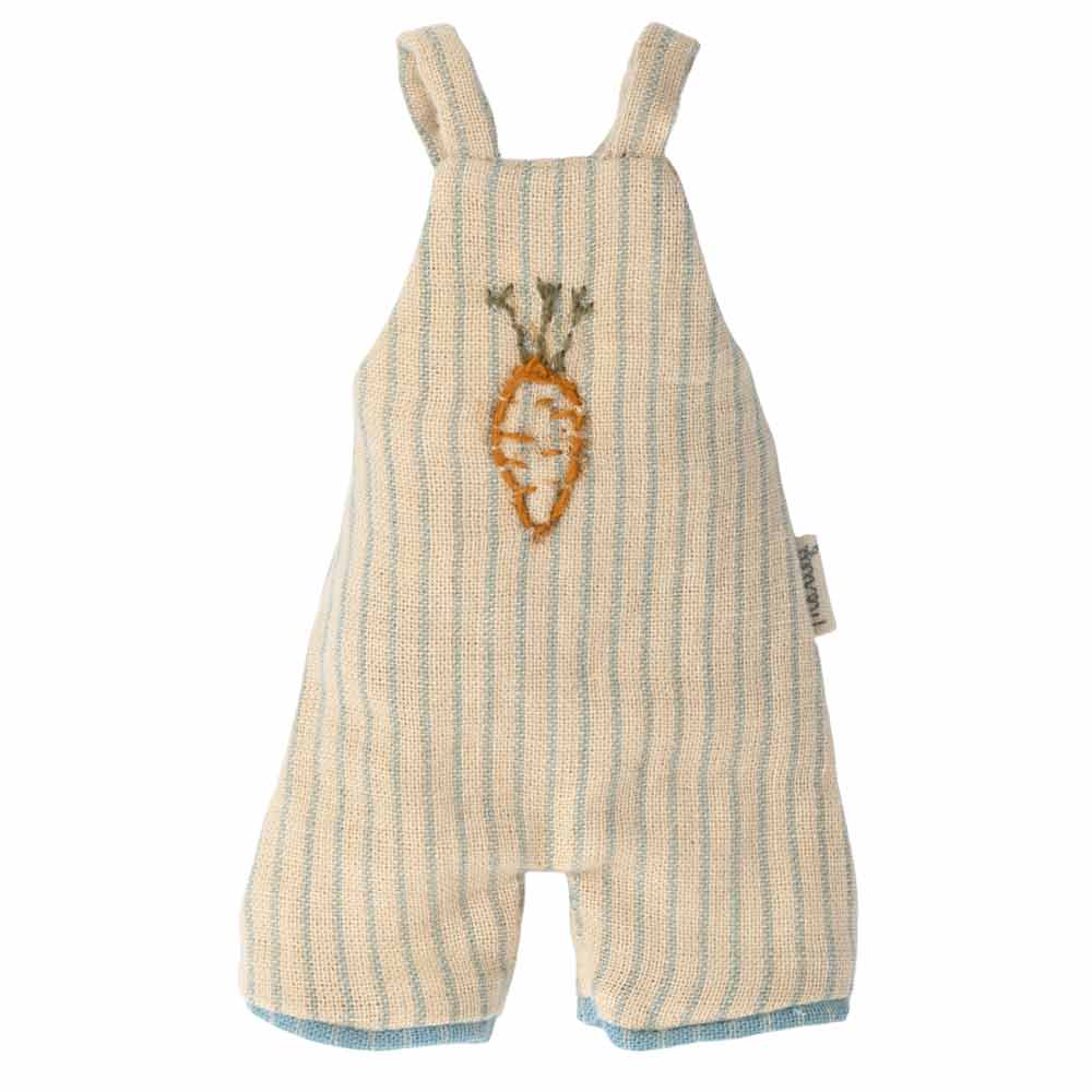 Maileg - Kleidung für Hase Rabbit Overall Karottenmotiv Größe 1