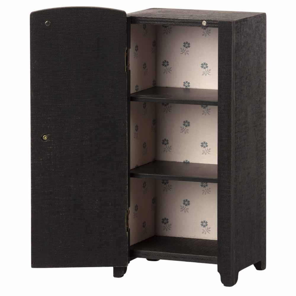 Maileg - Puppenhaus Vintage Schrank für Mini in Anthrazit