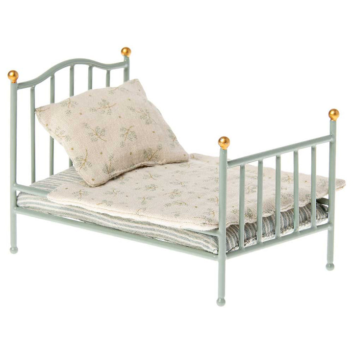 Maileg - Puppenmöbel Vintage Bett Mint