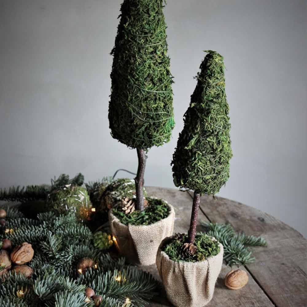 Majas Cottage - Dekobaum aus Naturmaterialien Large