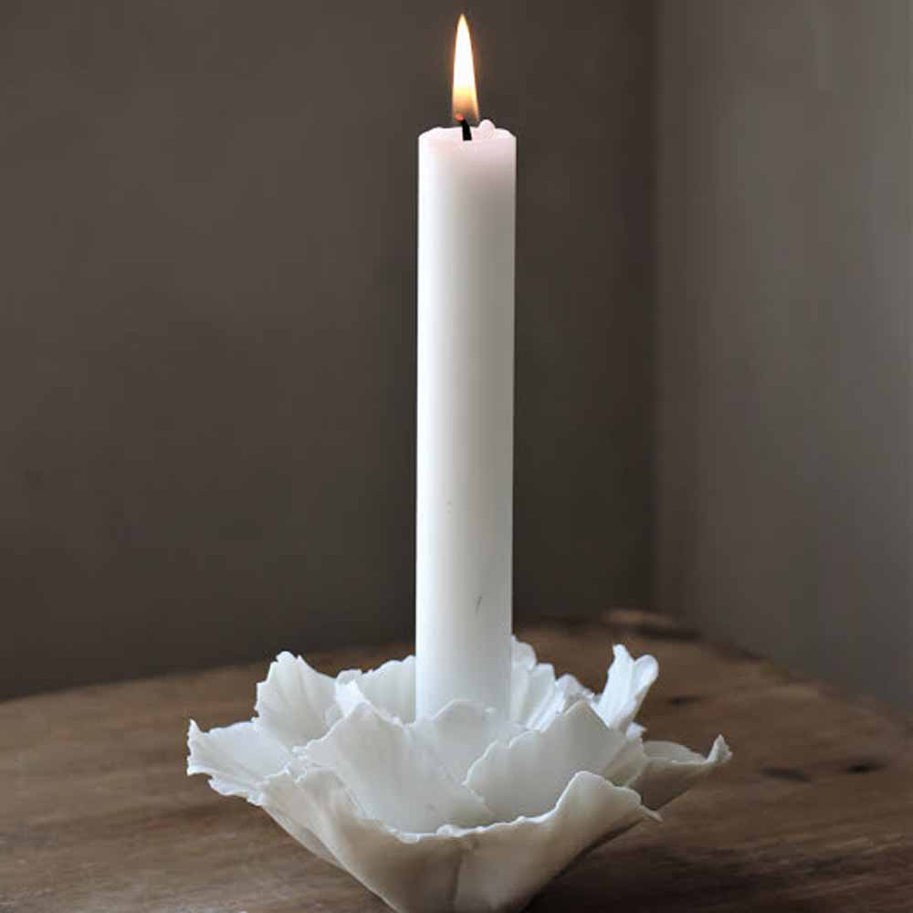 Majas Cottage - Kerzenhalter Blume aus Keramik