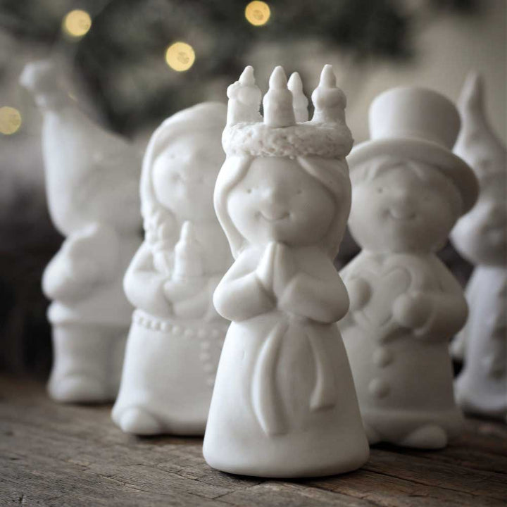 Majas Cottage - Krippe weiße Figuren 5er-Set