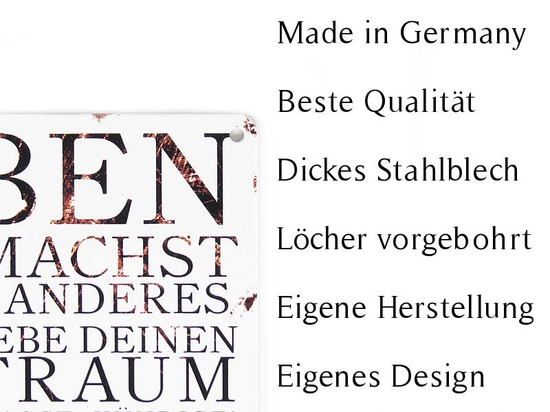 Interluxe Metallschild Männer, die kochen
