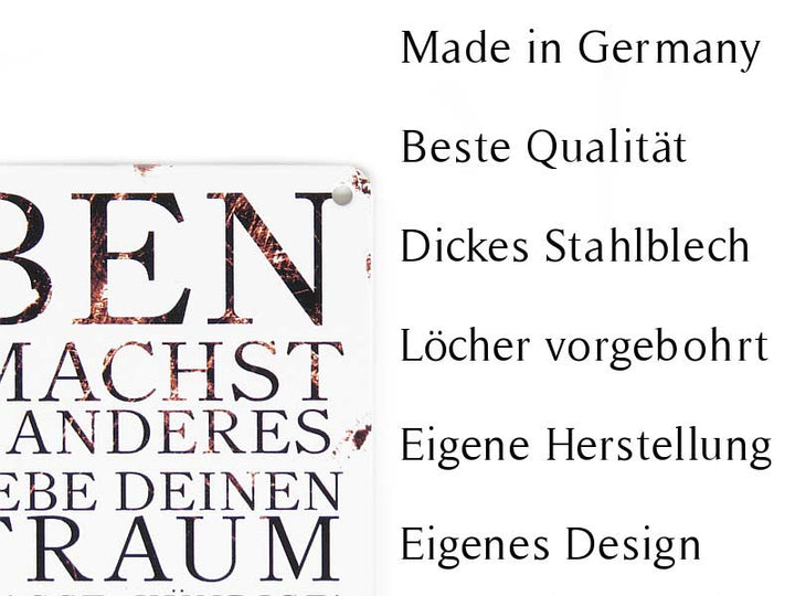 Interluxe Metallschild Männer, die kochen