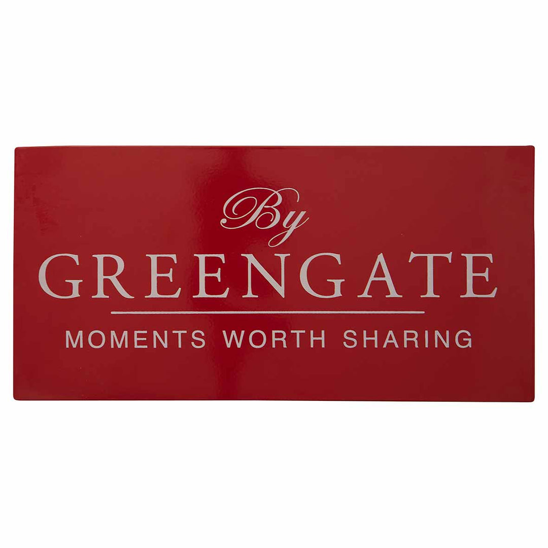 GreenGate - Metallschild rot