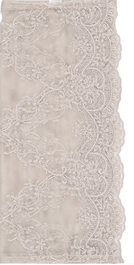 Pimlico - Tischläufer Amelia Vieux Rose mit Stickereien 60 x 180 cm