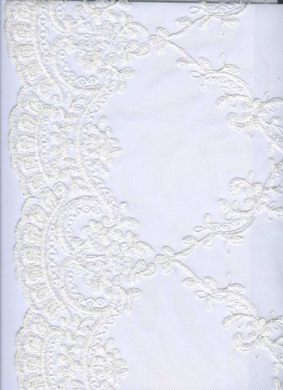 Pimlico - Tischläufer Amelia Off White mit Stickereien 50 x 180 cm