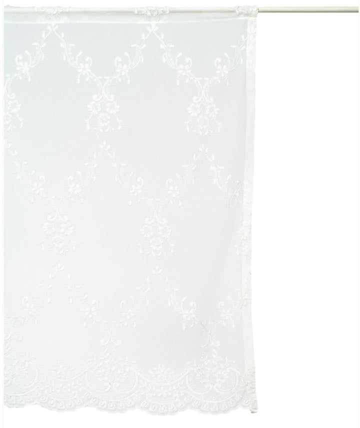 Pimlico – Gardine Amelia Off White mit Stickereien 50 x 70 cm